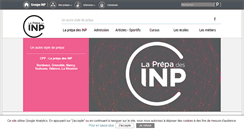 Desktop Screenshot of la-prepa-des-inp.fr